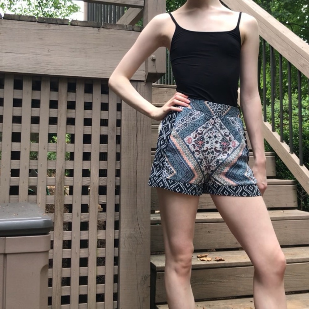 Xhilaration Patterned Boho Shorts